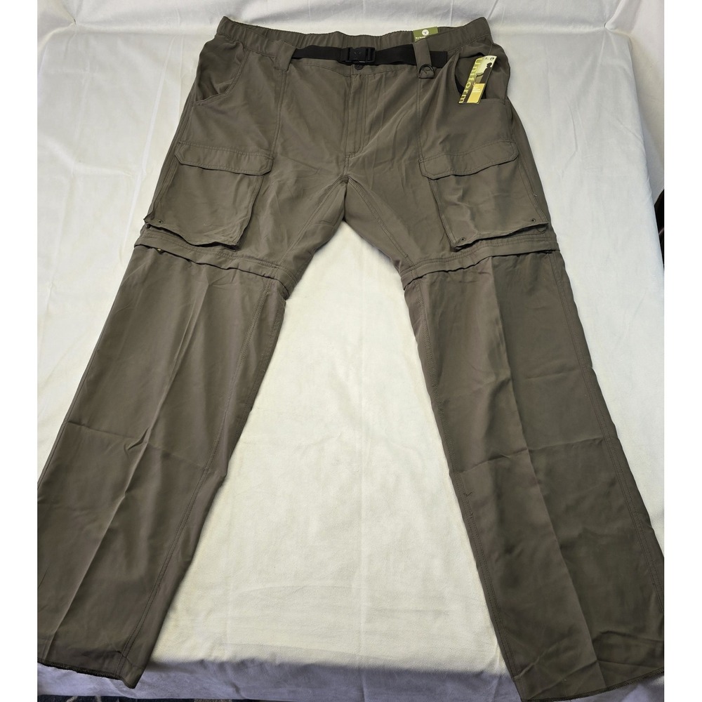Boy Scouts Of America Relaxed Fit Switchback Pants‎ Men XXL 44x36 Green Unhemmed